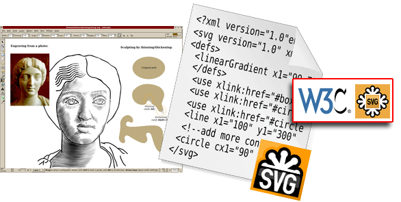 SVG format offers powerful features